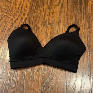 Kindred Bravely minimalist nursing and pumping plunge bra
